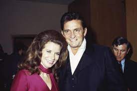 Johnny Cash Then Married To June Carter, His Second Wife