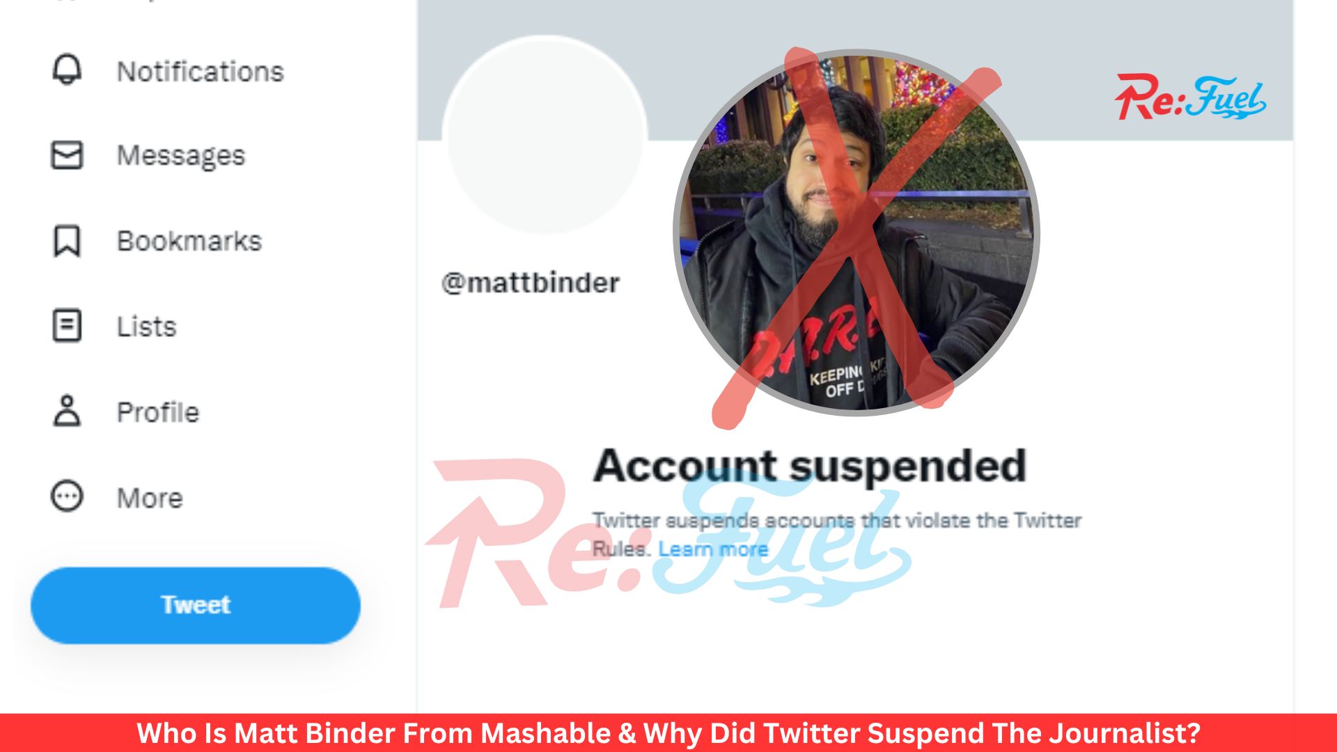 Who Is Matt Binder From Mashable & Why Did Twitter Suspend The Journalist?