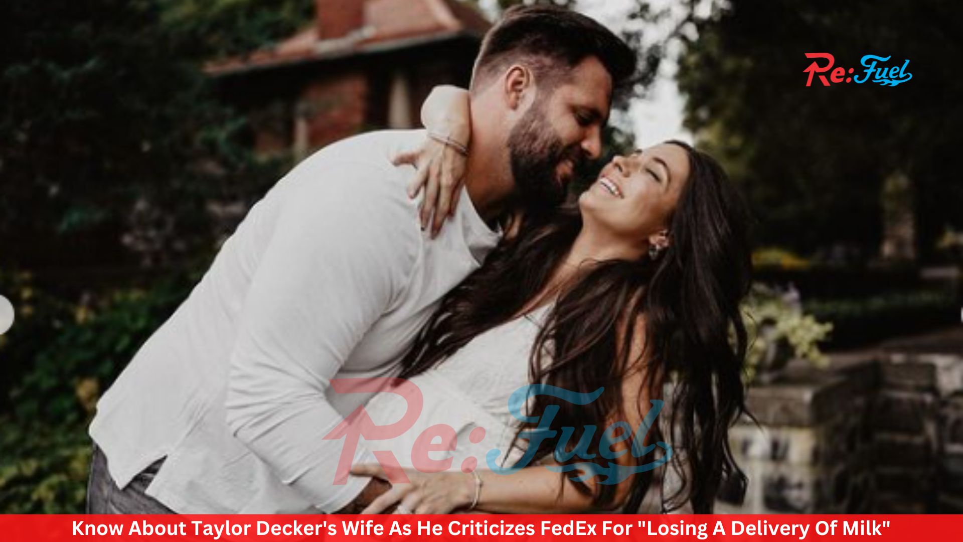 Know About Taylor Decker's Wife As He Criticizes FedEx For "Losing A Delivery Of Milk"
