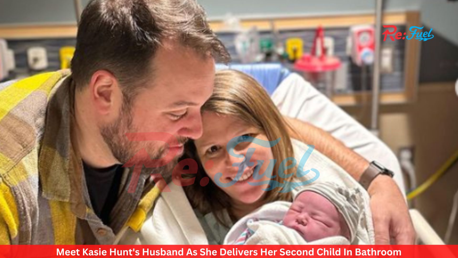 Meet Kasie Hunt's Husband As She Delivers Her Second Child In Bathroom
