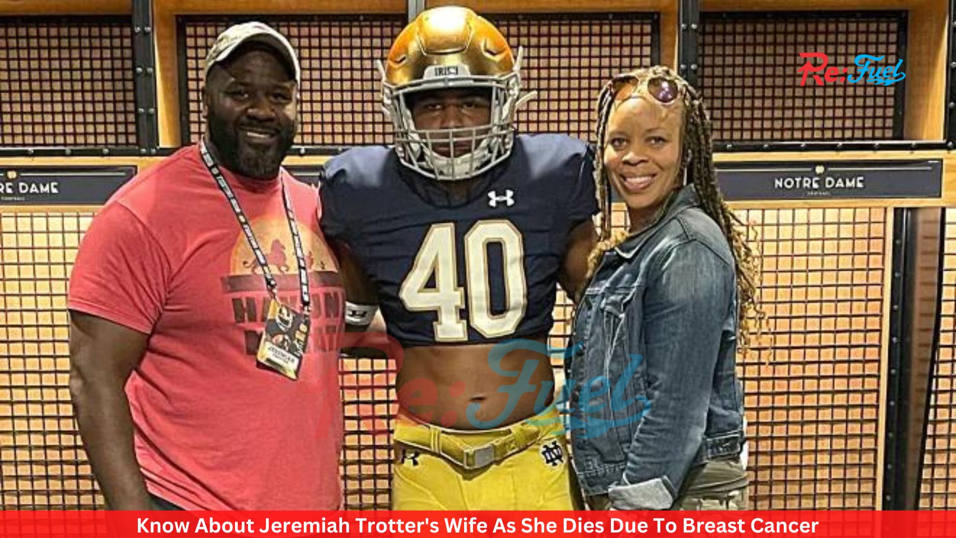Know About Jeremiah Trotter's Wife As She Dies Due To Breast Cancer