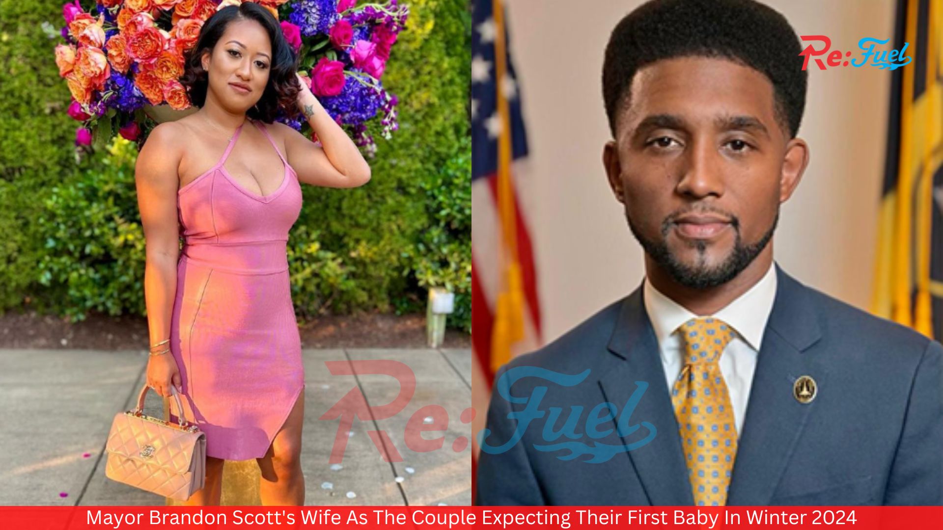 Mayor Brandon Scott's Wife As The Couple Expecting Their First Baby In Winter 2024