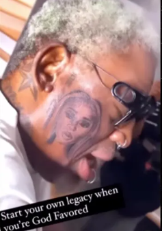 Dennis Rodman Inked Forever In Affection For His Girlfriend