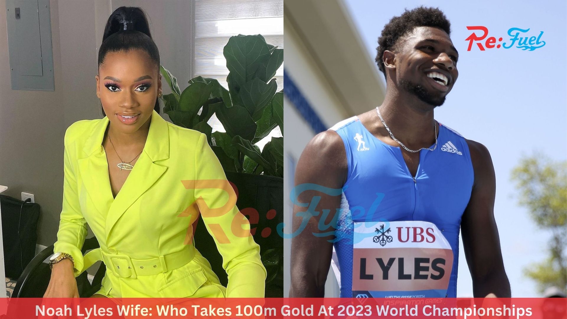 About Noah Lyles Wife As He Wins Gold Medal In100m Sprint 